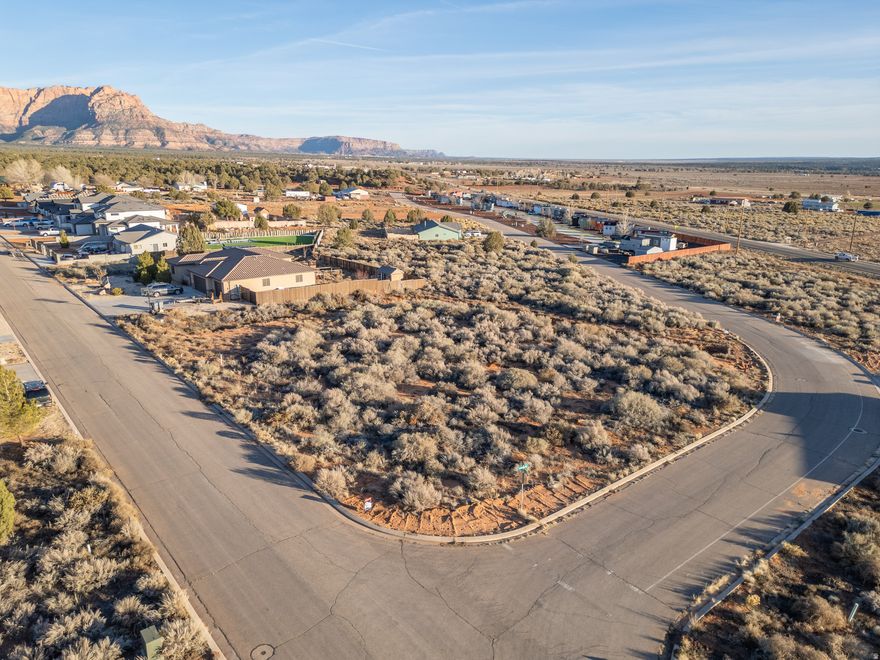 Don't miss your chance to build in the BEAUTIFUL Cedar Point Subdivision just under an acre! This lot has views in every direction. Conveniently located near Zion National Park, never-ending hiking and off-roading. Bring your own builder! Soil tests are available. Call listing agent for more details! Buyer to verify all information, deemed reliable, however buyer to verify all info including utilities & HOA information if applicable.