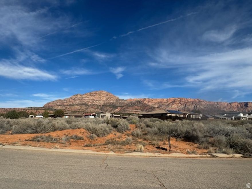 Don't miss your chance to build in the BEAUTIFUL Cedar Point Subdivision just under an acre! This lot has views in every direction. Conveniently located near Zion National Park, never-ending hiking and off-roading. Bring your own builder! Soil tests are available. Call listing agent for more details! Buyer to verify all information, deemed reliable, however buyer to verify all info including utilities & HOA information if applicable.