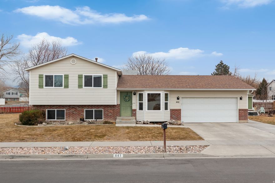 Beautifully maintained home in a desirable Lehi neighborhood, tucked away on a quiet street directly across from Stagecoach Crossing Park. Enjoy the convenience of being close to schools, shopping, and everyday amenities while still having a peaceful residential setting. Major updates include brand-new windows installed July 2025, a newer roof (approximately 2 years old), and an A/C unit less than 4 years old-offering peace of mind for years to come. The home has been well cared for and features an impressive 12x25 shed with power, perfect for a workshop, storage, or hobby space. A fantastic opportunity to own a move-in-ready home in an excellent location!