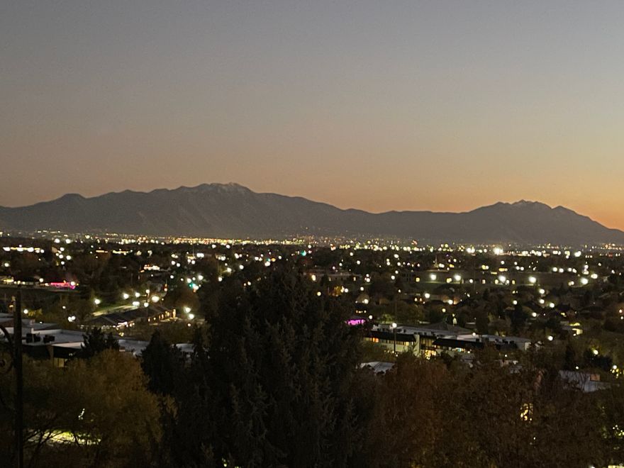 Panoramic view of the entire valley from your backyard. Peaceful, quiet, established neighborhood with mature trees.  Curb, gutter and sidewalk already in, utilities at the street (see utility info from Orem City attached to this listing.)  No Hoa.  Perfectly located on the Orem east bench and close to BYU, UVU, Sundance, Provo Canyon and the Bonneville Shoreline Trail.  7 minute drive to I-15.  Bring your own builder and create the custom home you've always imagined.  Plat Map attached to listing.  Feel free to come and see the lot today!  Buyer and Buyer's Agent to verify all info.