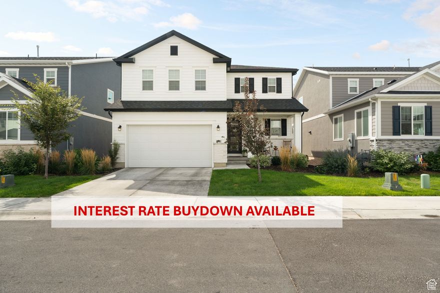 OPEN HOUSE, SAT. 10-11-25, 11AM-12:30PM **INTEREST RATE BUYDOWN AVAILABLE** SIMPLY STUNNING! Combining the perfect environment of convenience with the beauty of attentive craftsmanship, this home is the embodiment of your home ownership dreams. From the welcoming farmhouse exterior to the abundance of natural light inside, you will experience the ideal in home design, comfort, and a feeling of being right at home. As a one-owner home, and boasting of over $45K in interior and exterior improvements, this home is better than new! No guesswork. No waiting. No trying to figure out design selections as all of these have been carefully considered and integrated as part of this immaculate home. Come in and gather in the family room or relax and unwind to a book in the spacious loft. Open floorplan with 9' ceilings on the main level. REFRIGERATOR, WASHER AND DRYER INCLUDED. WELCOME HOME. Square footage figures are provided as a courtesy estimate only and were obtained from prior appraisal. Buyer is advised to obtain an independent measurement.