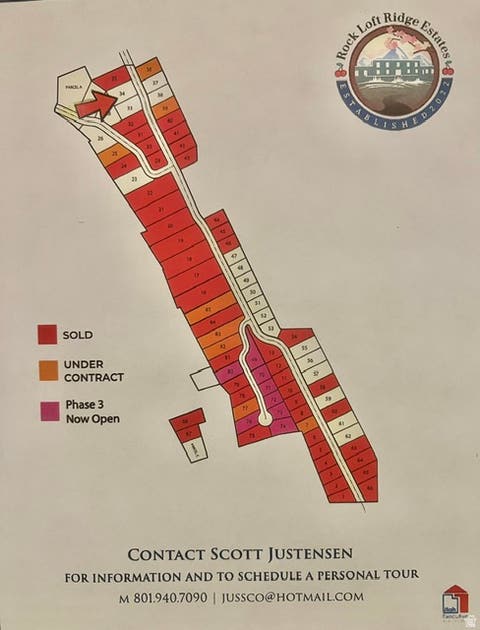 Vacant Land For Sale - 239 N Rock Loft Ridge Dr #34-R<br/> Davis County, Fruit Heights, UT 84037