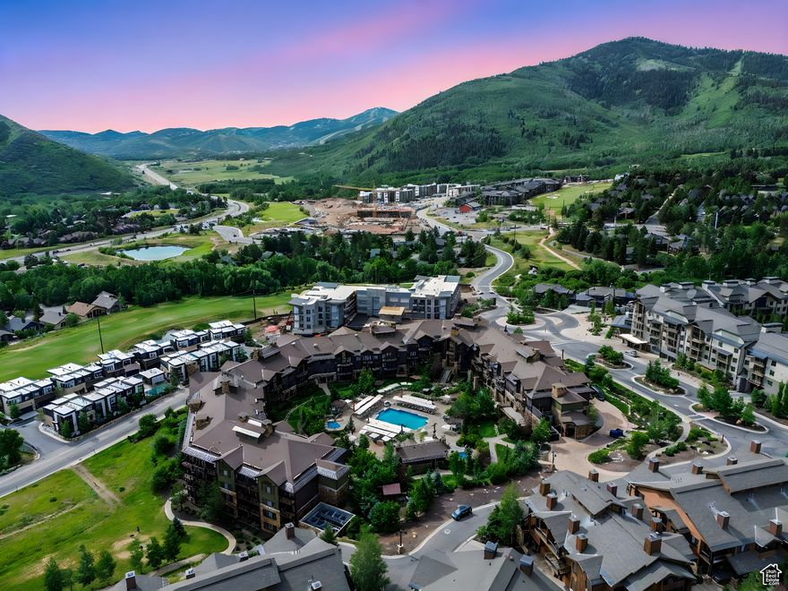 Luxury meets mountain lifestyle at this stunning Waldorf Astoria residence in Canyons Village, Park City. This beautifully ski-in/ski-out Condo with 1-bedroom, 2-bath offers sophisticated living with panoramic mountain and valley views--and it's conveniently located on the ground level, with no need for elevators or stairs.  Step inside to an open floor plan featuring a gourmet kitchen with Viking appliances, granite countertops, and rich cabinetry. The inviting living area includes a cozy gas fireplace and large windows framing the breathtaking scenery.  The primary suite is designed for relaxation with a spa-like bathroom offering a deep soaking tub, walk-in shower, and dual vanities. Unique to this unit are two private, locked owner's closets-perfect for personal storage when renting.  For ski lovers, the Waldorf Gondola is just steps outside the building, offering seamless access to world-class skiing at Park City Mountain-no shuttles or driving needed.  Enjoy world-class amenities, including a year-round heated pool, hot tubs, a full-service spa, fitness center, and on-site fine dining. Whether you're skiing, golfing, hiking, or biking, adventure is right outside your door.  When you're not here, take advantage of the fully managed rental program through Waldorf Astoria. Please note there are blackout dates when Waldorf handles the rentals exclusively, and while you'll receive a portion of the revenue, the unit is not available for owner use during those times. However, owners have the option to forgo blackout dates in exchange for receiving a lower percentage of rental income.  Find all of this just minutes from Historic Main Street and 35 minutes from Salt Lake City International Airport-this is truly mountain living at its most effortless.