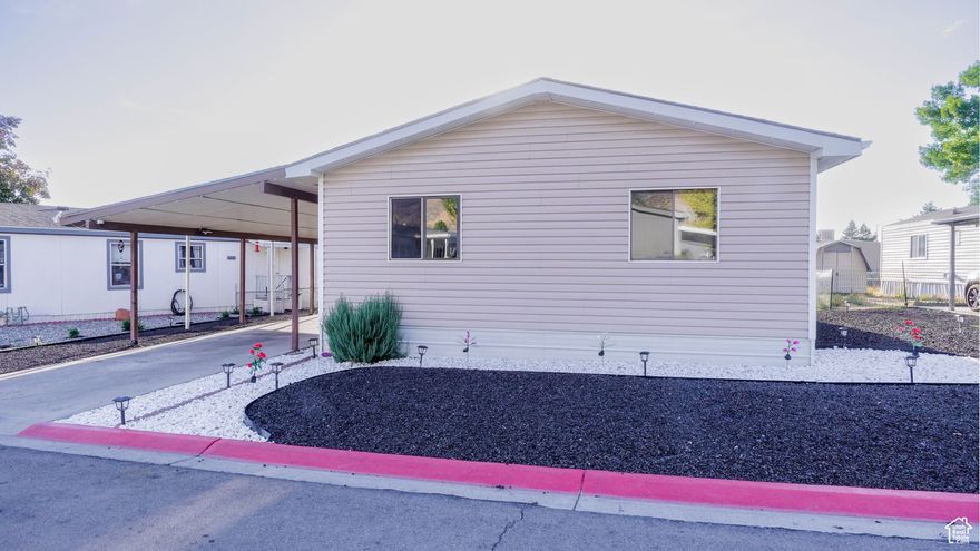 The Best Home in the Community  Fully Updated & Move-In Ready!  Don't miss this well-maintained, beautifully updated manufactured home in one of the best neighborhoods in the area! Located in a quiet, friendly community, this home stands out as one of the best in the park-offering quality, comfort, and convenience all in one.  Recent Updates (Just in the Last Few Months): Brand new roof New metal skirting underneath and around the top edge of the home Fresh vinyl siding all around the exterior Decorative lava rock landscaping New carpet in all rooms Clean, modern white siding boards inside each room New windows on the front of the home Installed water softener Upgraded outdoor lighting system