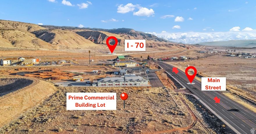 Prime 2.06-Acre Commercial Lot  High-Traffic North Main Location | Richfield, Utah  Unlock the potential of one of Richfield's most visible and sought-after commercial locations. This 2.06-acre parcel sits prominently on North Main Street with direct exposure to both local traffic and travelers from nearby I-70, offering unmatched visibility for your next business venture.  Zoned General Commercial (CG), the property is ideal for a wide range of uses-from retail, restaurant, and office space to hospitality or mixed-use development. This lot is ready for immediate development with a level topography, excellent frontage, and utilities nearby.  Positioned in a growing corridor surrounded by established businesses, national franchises, and daily commuter flow, this site is a natural fit for companies looking to make a statement in Central Utah's commercial center.  Whether expanding your footprint or launching a new concept, this North Main Street parcel delivers the space, exposure, and location that set the foundation for long-term success.  Opportunities like this don't last-capitalize on this rare offering in one of Richfield's most dynamic commercial zones. Also listed under Land #2084284