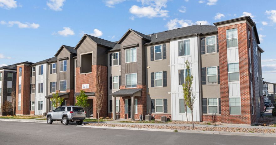 GRAND OPENING | OPEN HOUSE | SATURDAY APRIL 4th 12-2 PM. This is the BEST VALUE IN THE NEIGHBORHOOD! This ideally located and spacious TOP LEVEL condo in Lehi is close to the freeway, shopping, dining, gyms theaters, a skate park, trails, and a world class hospital within a well-maintained community featuring a CLUBHOUSE, sparkling POOL and PICKLEBALL COURTS. You'll love this open, smartly designed floor plan with three (3) bedrooms, two (2) SPACIOUS BATHROOMS, and a GARAGE. Don't miss your chance to own this beautiful condo built by Edge Homes in a sold-out community. We will see you at the open house, or you can contact the listing agent directly for a private showing. *All information including square footage figures are provided as a courtesy estimate only. Buyer advised to independently verify all information.