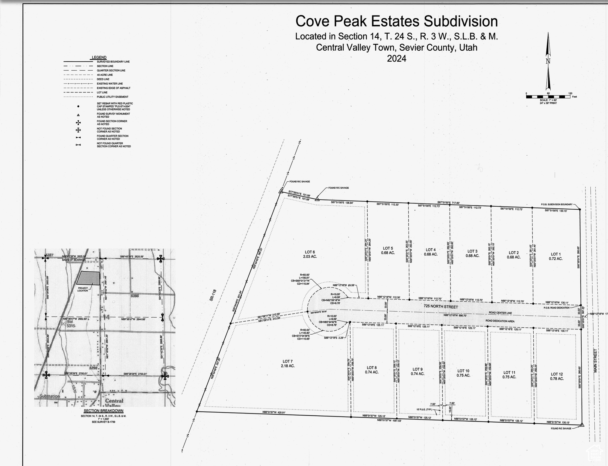 COVE PEAK ESTATES - Land