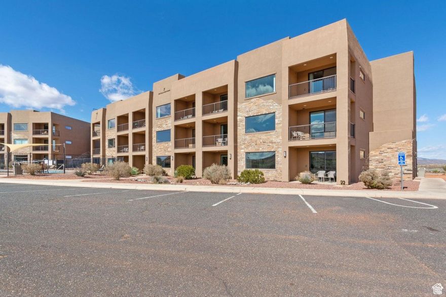 Nightly Rental Tucked inside the Villas at Sand Hollow, this thoughtfully designed condo offers low-maintenance living with access to one of Southern Utah's most dynamic resort communities. Residents enjoy three pools, two hot tubs, on-site dining, and a championship golf course, all just steps from home. The layout is open and functional, with natural light filtering through the living areas and direct access to a private balcony. Set against the striking desert backdrop, this property blends ease of living with outdoor possibility. Just minutes from your door, explore Sand Hollow Reservoir, ATV trails, and some of Utah's most iconic State and National Parks. The resort's surroundings offer year-round access to red rock canyons, scenic hikes, and wide-open desert skies. This condo is ideal as a primary residence, weekend basecamp, or turn-key escape in the heart of Southern Utah.