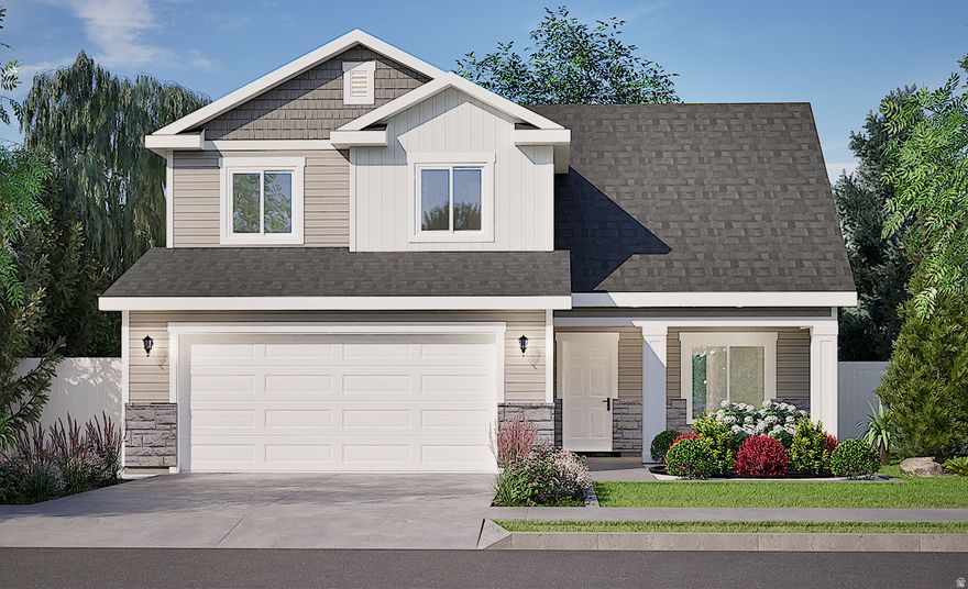 TO BE BUILT - The Chateau Floor Plan, a 2-story home with 2-car garage located in Nibley's NEW Heritage Parkway community. Main level offers an open floor plan and luxury style kitchen with large island and granite countertops. Upstairs, you'll find all bedrooms and a bonus room or even make it another bedroom. The owner's suite includes tray ceiling, spacious walk-in closet and beautiful bathroom. Lender Incentives Available. ***Images provided are of the same floor plan but with more upgrades than in current pricing, please inquire for details.