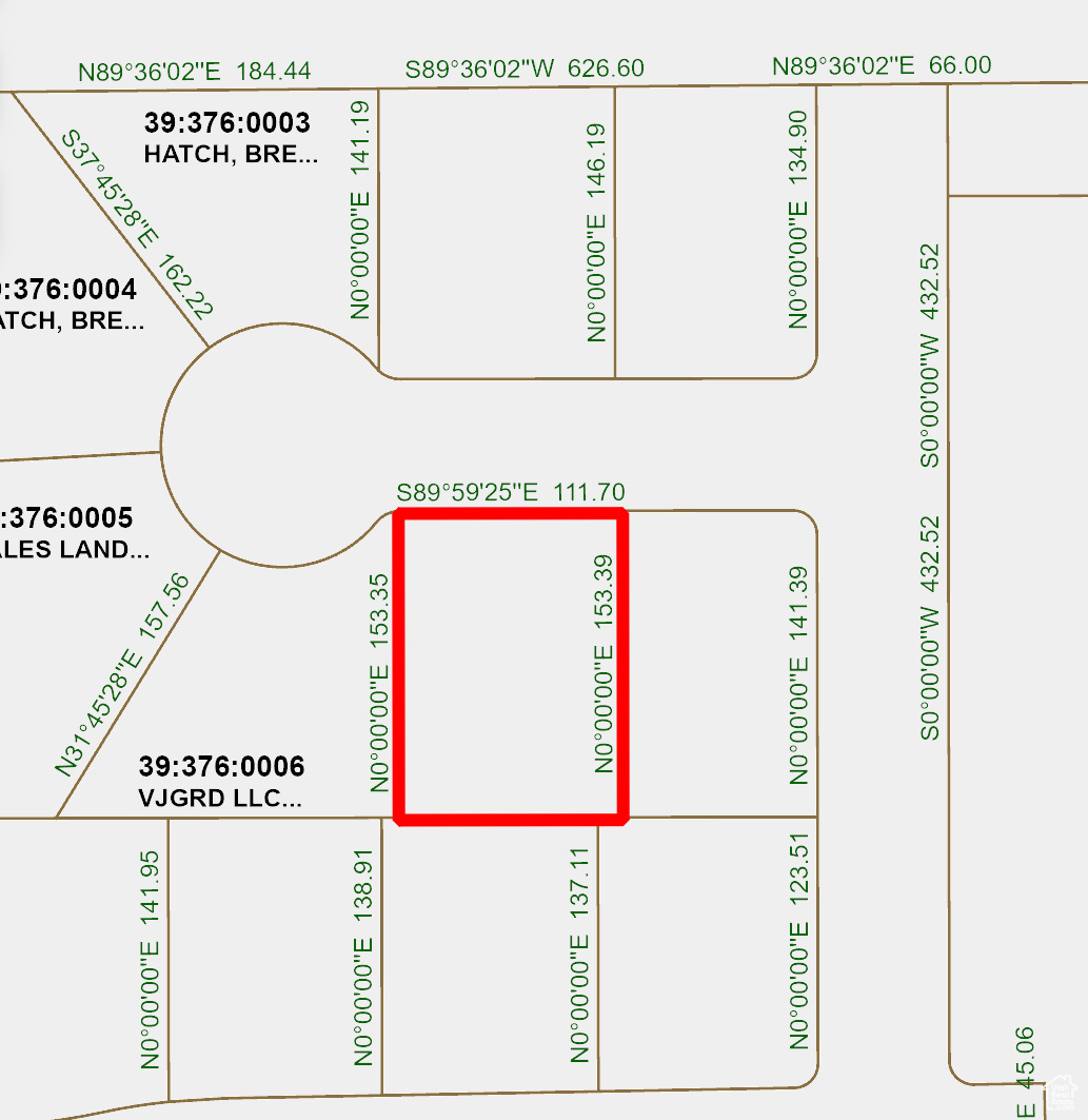 FOOTHILL RIDGE - Land