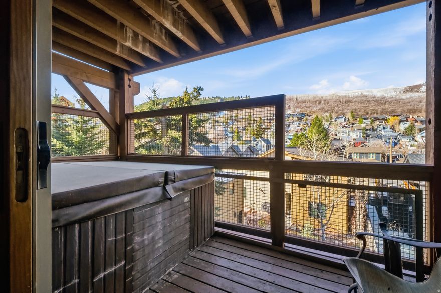 Enjoy breathtaking ski resort and Old Town views from this beautifully located 3-bedroom Town Pointe condo. Just steps from the Town Lift and historic Main Street, this home sits in one of Park City's most sought-after subdivisions, offering unbeatable access to year-round activities.  Inside, the condo features single-level living with a warm and inviting great room highlighted by a beautiful stone fireplace, perfect for relaxing after a day on the slopes. The home also offers a spacious dining room ideal for entertaining or gathering with family and friends. The large bedrooms provide excellent separation of space, creating a comfortable and private retreat for everyone. The building also offers convenient elevator access and covered parking making coming and going easy year-round.  In winter, enjoy world-class skiing just outside your door. In summer, explore nearby trails, dining, shopping, and vibrant community events such as the Sunday Silly Markets and the Arts Festival on Main Street.  Step outside to the covered balcony with sweeping views of Old Town and the ski resort, and unwind in the private hot tub, perfect for year-round relaxation.  The condo is available with a 1-year lease and can be offered furnished or unfurnished. Tenants are responsible for all utilities, except water, sewer, trash, and hot tub maintenance, which are included. No pets allowed.
