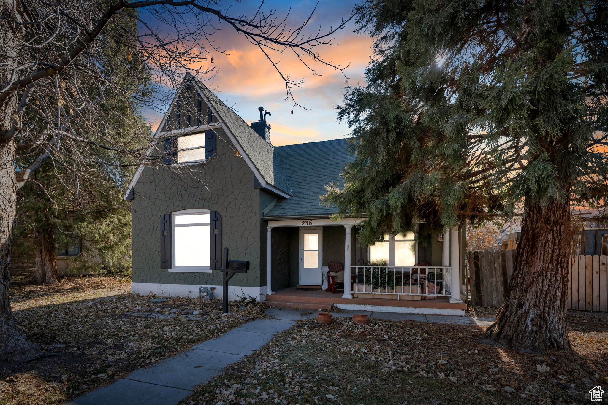 Charming historical Murray home with updated interior, on a large lot! High ceilings and windows, crown molding, stained glass and antique doorknobs add to the charm of this beautiful home. Well established trees and fully fenced yard. Covered parking for 3 cars, and ample parking on the side of the house and driveway. Tons storage in the garage and large shed. Don't miss your chance to own a true Murray gem!