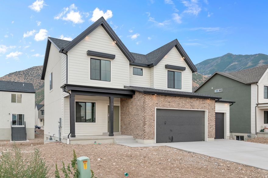 Beautiful 2-story "Carter" floorplan in the Farmhouse style, 3 beds, 2.5 baths, 3 car regular garage. Open family/kitchen layout, 9' ceiling on main, front office with single lite French doors, standard kitchen layout, 36" upper cabinets w/ crown molding, upgraded cabinet features: soft-close, stainless steel gas appliances, quartz countertop in kitchen and bathrooms, laminate throughout the kitchen, dining and family, bedroom 1 suite with tray ceiling, grand bath with garden tub, separate walk-in shower and 2nd vanity sink, 50-gallon water heater, mudroom bench, unfinished basement. ** Special Interest Rates are Available ** with our Builder Forward Commitment (BFC) if you use DHI Mortgage in addition to receiving up to $6,000 toward closing costs. Ask me about our generous home warranties, active radon Mitigation System, and Smart Home Package, which is included in this home. The actual home may differ in color, material, and/or options. Pictures are of a finished home of the same floor plan and the available home may contain different options, upgrades, and exterior color and/or elevation style. Square footage figures are provided as a courtesy estimate only and were obtained from building plans. No representation or warranties are made regarding school districts and assignments; please conduct your own investigation regarding current/future school boundaries.