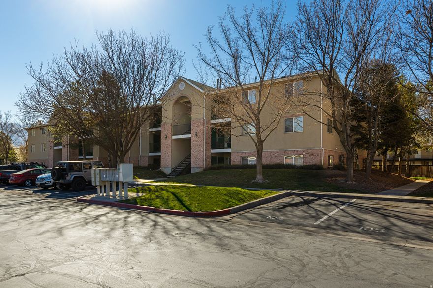 Fresh and move-in ready! 2 bed, 2 bath middle-unit condo in a convenient South Salt Lake location. This well-maintained home features a fresh coat of paint and newly cleaned carpets throughout. Enjoy the ease of a gated community and 2 assigned parking spots-one covered and one uncovered. This property has a comfortable layout, low-maintenance, and low utilities. Both bedrooms have spacious walk in closets. Good exterior storage off the patio. Most furniture is negotiable. Square footage figures provided as a courtesy estimate only and were obtained from County records. Buyer is advised to obtain an independent measurements.