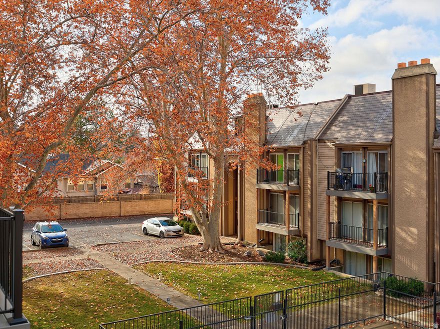 Welcome to this top-level 2- story condo. Located in Murray with easy access to I-15. Costco, Wheeler Farm, Murray Park and restaurants conveniently nearby. Laundry located in unit and off of loft primary bedroom. Balcony is big enough for your grill and has a view of the pool. One covered parking spot is included.