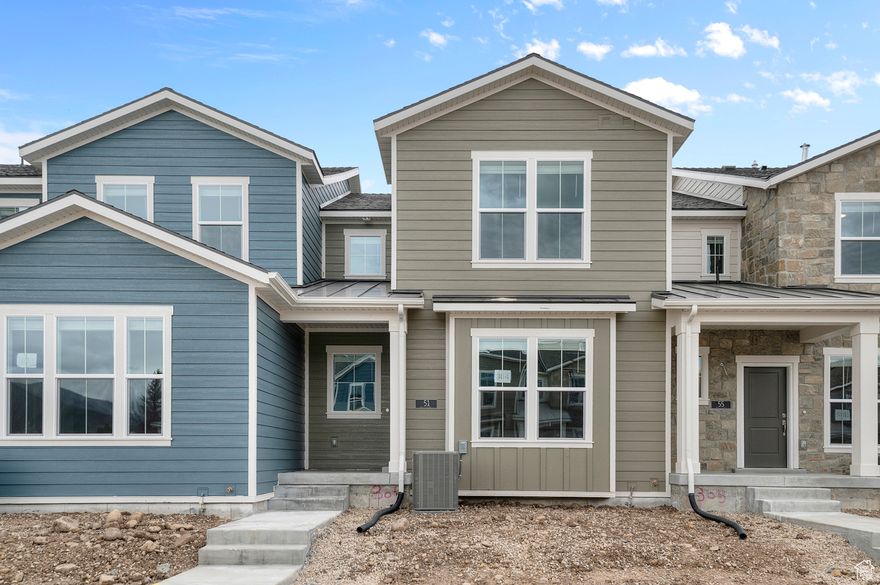 Step into comfort and modern style with this beautiful Olympia town home in a great Francis community. Featured you will find a stylish kitchen white laminate cabinets, quartz countertops paired with stainless steel gas appliances. The thoughtfully selected laminate hardwood, vinyl tile, and carpet flooring offer a perfect balance of beauty and durability throughout the home. A 40-gallon water heater ensures dependable hot water, while the owner's bathroom includes elegant cultured marble shower surrounds and refined brushed and satin nickel hardware. Simple, stylish, and built for everyday living - the Olympia is move-in ready and waiting to welcome you home!