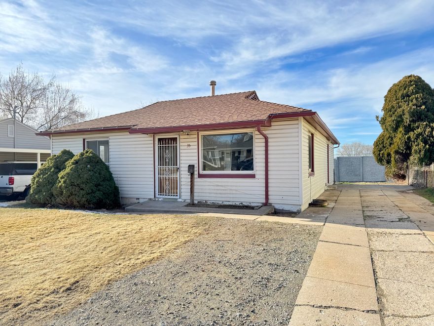 Beautiful 4 bed 2 bath located in a desirable Clearfield neighborhood next to HAFB with easy access make this a perfect family home!  Nice open floor plan with plenty of cabinet and countertop space make fun family dinners and entertaining guests a delight. The upstairs features 2 bedrooms and 1 bath with the large jetted tub, complimented by a fantastic layout welcoming you home each night.  The basement has 2 more bedrooms, another bathroom, and a big family room that has plenty of space for families to enjoy their time together.  The kitchen opens up to a backyard patio and a fenced backyard area providing a safe environment for family and pets to spend time together making great memories at home. The newer furnace and AC unit from 2022-2023 ensure years of maintenance free use. The AC blows cold and the furnace is hot providing comfort throughout the seasons. You got washer/dryer hookups upstairs and downstairs for convenience. Imagine the beautiful sunsets from here and make this your home! Call or text now to schedule your showing today. Square footage figures are provided as a courtesy estimate only and were obtained from county records. Agent and Buyer to verify. All information has been provided as a courtesy only.