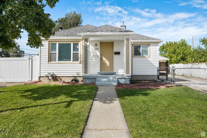 This fully remodeled home with a private ADU offers modern updates, flexibility, and plenty of space.  Inside, you'll find a brand-new kitchen with quartz countertops, custom cabinetry, and new flooring throughout. The open layout is designed for comfortable everyday living as well as entertaining.  The property also includes a full ADU with a separate entrance, complete with a kitchenette and its own washer and dryer hookups-ideal for extended family, guests, or rental income.  An oversized detached garage provides room for up to four vehicles, with additional space for storage, projects, or a workshop. The exterior has been refreshed with updated paint accents and new columns, giving the home a clean, updated look.  With a complete renovation inside and out, this home is move-in ready and offers the versatility today's buyers are looking for.