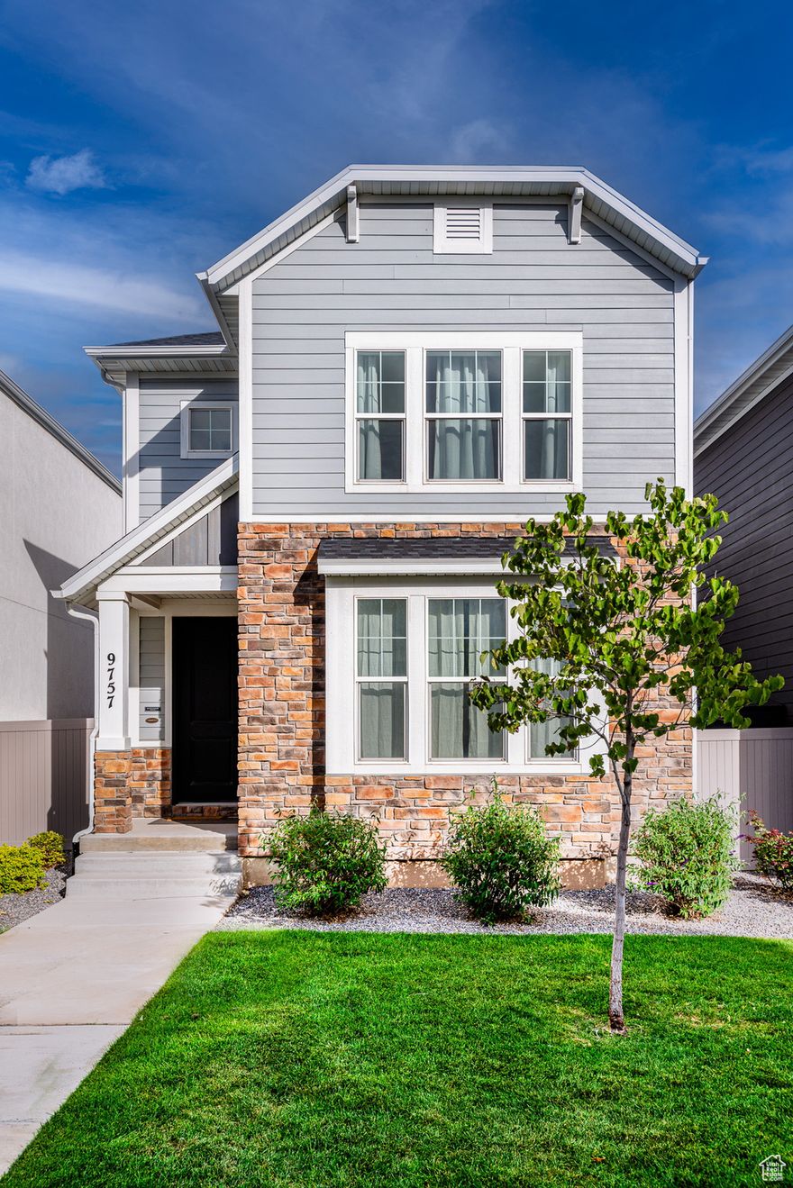 This beautifully upgraded home offers an airy open floor plan with over $40,000 in upgrades for a cozy modern style. The layout includes open kitchen/dining/living room and large bedrooms. The primary suite offers a private retreat with luxury ensuite bath that includes dual sinks, walk in shower and custom closet system. An unfinished basement offers endless potential for future space or storage. The fully fenced backyard provides both privacy and room to enjoy the mountain views. Great location with quick access to the nearby Canal Trail and situated near excelled schools. You won't want to miss this one!