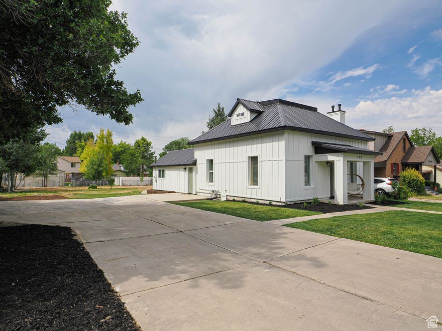 *REDUCED! PRICED TO SELL!*  Fully remodeled Pleasant Grove home in the heart of historic downtown-offering the perfect blend of move-in-ready comfort and long-term potential. Zoned Transitional with ADU approval and possible subdivision, this property gives both investors and homeowners the chance to generate extra income through rental options, redevelopment, or expansion, while still enjoying the character, flexibility, and location that make it a rare find.  Inside you'll find 3 bedrooms, 2 bathrooms, LVP flooring, shiplap accents, and solid surface countertops with stainless appliances. The upstairs features a private primary suite and spacious loft-perfect as a playroom, office, or second living space. A large cold-storage cellar adds functional utility.  Outside, enjoy Hardie board siding, a metal roof, RV parking, and a 0.29-acre lot shaded by mature trees with room to add an ADU, shop, or even a second home. Just one block from Old Main Street, you'll be part of Pleasant Grove's exciting downtown improvements while still enjoying a quiet neighborhood feel.  Whether you're looking for a smart investment or a place to call home, this property delivers charm, flexibility, and opportunity-all in one.