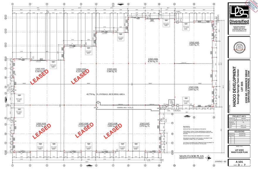Brand-new industrial/flex building in the fast-growing Saratoga Springs market. Approximately 24,166 SF available for lease-ideal for warehouse, light manufacturing, or flex use. Half of the building is already leased; don't miss the opportunity to secure your space in this high-demand location. Scheduled for completion in August 2025, the space features modern construction, 20' clear height, 26' peak height, ample power, and flexible layout options. Convenient access to major transportation corridors and a growing labor pool make this an ideal location for expanding operations. Reach out today to customize the space to your needs before buildout is complete.