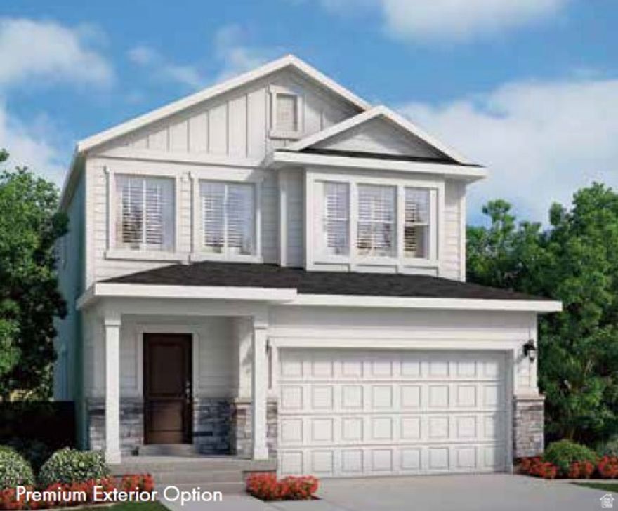 This beautiful brand new Carson home offers a thoughtfully designed layout all in a great community! Featured you will find white laminate cabinetry, quartz countertops, and stainless steel gas appliances, creating a clean and modern kitchen space. Laminate hardwood flooring anchors the main living areas, complemented by vinyl tile and plush carpet throughout. This home is equipped with can lighting, Christmas light outlets, a tankless water heater, and energy-efficient options for comfort and savings. Craftsman-style base and casing add classic character, while the owner's bathroom features a spacious walk-in shower with glass doors and satin & brushed nickel hardware, completing this well-appointed and functional home. Comes with front yard landscaping for a quick move in experience!