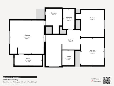Tiny photo for 1780 N BELVEDERE WAY W, Layton, UT 84041 (MLS # 2176892)