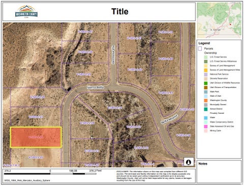 Vacant Land For Sale - 26 Sierra Bella Dr #26<br/> Washington County, Virgin, UT 84779