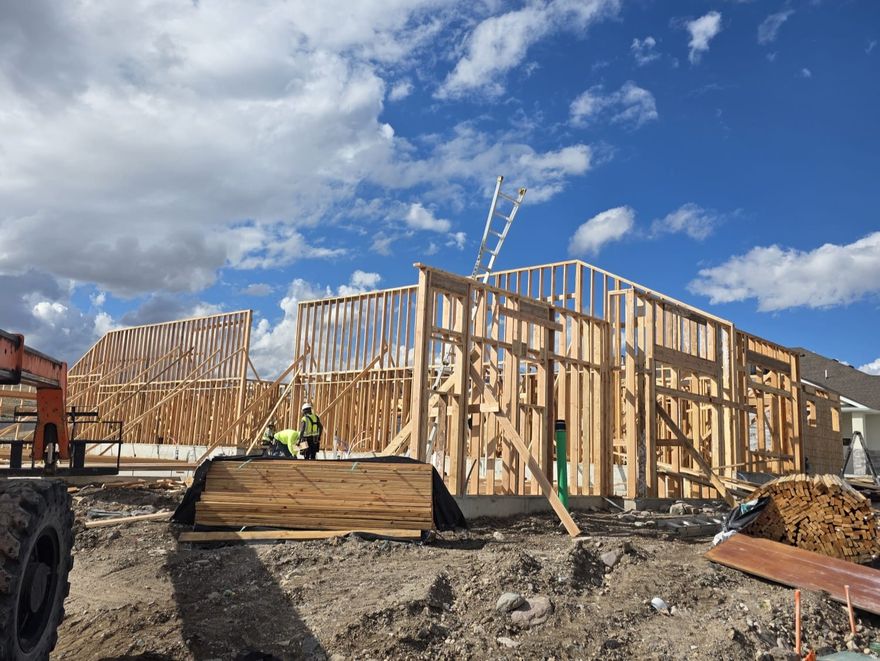 Be one of the first to call Saratoga View home! An active 55+ community in a perfect location near great shopping, dining, parks, and trails. This home is under construction, and photos shown are of a similar home with the same layout and finishes.  This beautiful home is designed for easy main-floor living,, upscale finishes, and wide open spaces. You'll love the quartz countertops, 11-foot ceilings, upgraded kitchen with tile backsplash, and a bonus loft that's perfect for guests or extra living space. From the patio, enjoy amazing mountain and lake views that make every day feel peaceful.  All details are thoughtfully designed for comfort, accessibility, and low-maintenance living and a home that works for you now and in the years ahead.  Stop by our model home, open Friday and Saturday from 123 PM or call to schedule a private tour.  More floor plans are available at different price points. Model home hours may vary during the month December. Please call listing agent to confirm.