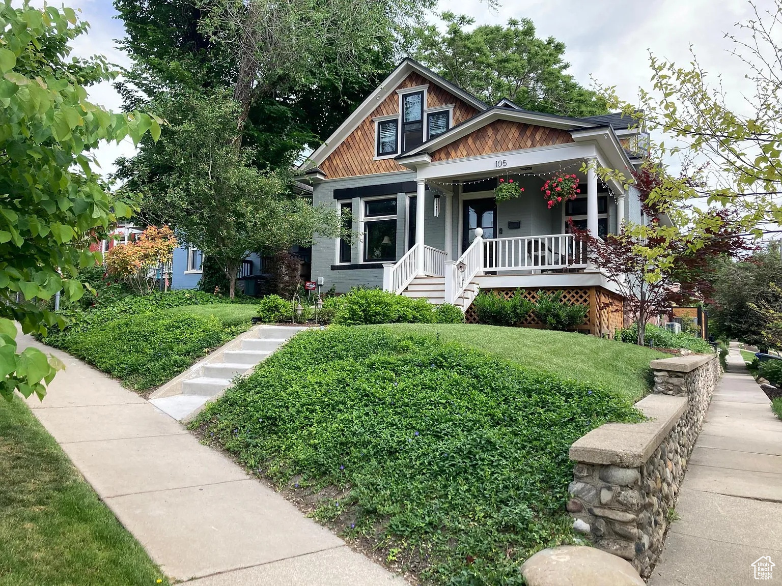 Beautifully Renovated Victorian in the Heart of the Marmalade District. Step into this stunning Victorian home, perfectly situated in Salt Lake City's sought-after Marmalade District. Fully renovated from the studs out in 2020, this residence combines the charm of a historic home with the convenience and style of modern living-essentially a new home with timeless character. The open-concept main floor features soaring ceilings and a light-filled layout that includes a welcoming living room with a cozy gas fireplace, a spacious dining area, and a beautifully updated kitchen with quartz countertops, abundant cabinetry, and a gas range-ideal for both daily living and entertaining. The main-level primary suite offers a peaceful retreat, complete with double French doors and a generous walk-in closet. You'll also find a stylish full bathroom with a classic clawfoot tub and a versatile laundry room/pantry combination on this level. Upstairs, the home offers a second bedroom, a bright office or den with skylights, and an additional bathroom with a walk-in shower and ample storage space. The walk-out basement provides even more potential-whether you need extra storage or envision creating additional living space. Enjoy outdoor living on the inviting front porch, nestled beneath mature trees and lush landscaping, or host gatherings in the private, fully fenced backyard featuring a pergola-covered deck and a charming patio area. Located on Capitol Hill, this home is just a short stroll to local restaurants, cafes, bars, the library, and downtown Salt Lake City. You'll also enjoy quick access to the University of Utah, the airport, and major freeways, including I-15-putting all that Salt Lake has to offer within easy reach.
