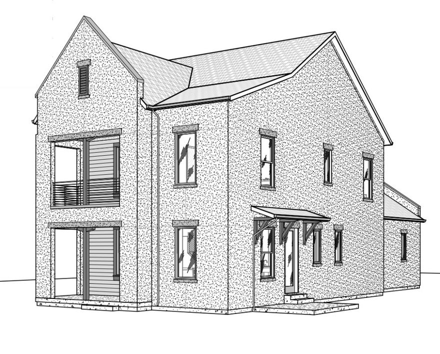 Brand new home just started construction, of this modern design home! Step inside to discover 9-ft ceilings on every level, creating a bright and open atmosphere throughout. The main level features a dedicated office or bedroom ideal for remote work or study, and flows seamlessly into an upgraded kitchen complete with high-end finishes perfect for both everyday living and entertaining. Upstairs, the spacious primary suite includes a private balcony. Large windows throughout fill the home with natural light, enhancing the open spaces of this thoughtfully designed layout. Located in the desirable Watermark Village in Daybreak community, you'll enjoy access to parks, trails, and the Watercourse all just minutes away. Estimated Summer 2026 Completion. *Interior finished photos are of a previously built home of a similar floor plan for example purposes. Upgrades and finishes will vary*