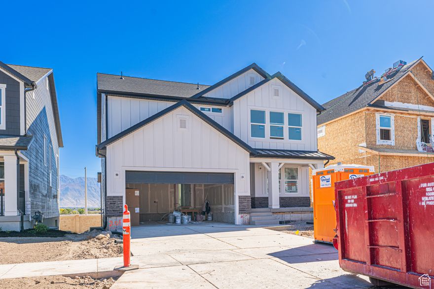 Welcome to your brand-new, single-family home, where modern design meets comfort and functionality. This thoughtfully crafted space offers an open-concept layout, ideal for both everyday living and entertaining. Enjoy the peace and privacy of your own home, all while being close to everything you need. It's more than just a house-it's a place to call your own. River Point is a vibrant, newly developed community in Lehi, offering a range of amenities including a clubhouse with a gym, a spacious pool, and a playground, among others! Reach out today for more information or to set up a visit to the community. (NORA LOT 205 )