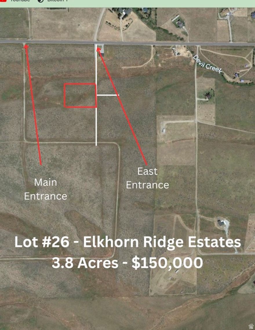 Malad, Idaho. Beautiful property with all of nature as your neighbor. this property is the perfect place to set down roots or to recreate. Wildlife, game birds, 3-5 minutes from camp grounds, 5 min from Devils Creek Reservoir, 20 min from Daniels Reservoir, Power and Fiber are close, property will require a septic tank and a well will need to be drilled. If you are looking for the perfect off-grid property, you have found it. Build yourself a toy box and bring all your toys to fill it: ATV, RV, Boat, Horses, Motorcylces and so much more.  18 Acres set aside for common area
