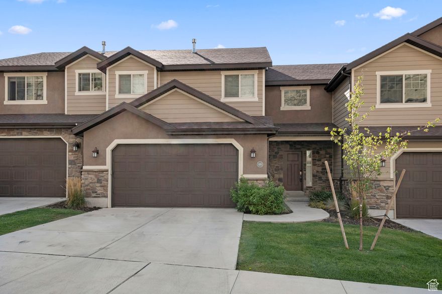 Beautifully maintained townhouse in the sought-after Aspen Summit community! This home blends modern style, comfort, and functionality across all levels. The main floor features an inviting open-concept layout with a bright living area, sleek kitchen, spacious dining area, and a convenient half bath. Upstairs offers 3 bedrooms and 2 baths, including a primary suite with a 3/4 ensuite and a full bath for the secondary bedrooms. The finished basement adds a fourth bedroom, full bath, and a generous family room, perfect for guests, a home office, or entertainment space. Also features an attached garage, and a rare flat driveway with addtl two-car parking. Ideally situated near the clubhouse with beautiful views, this home offers easy access to BYU, shopping, schools, parks, and I-15. Move-in ready and ideally located, this Provo townhouse delivers exceptional value, style, and convenience, modern living at its best!