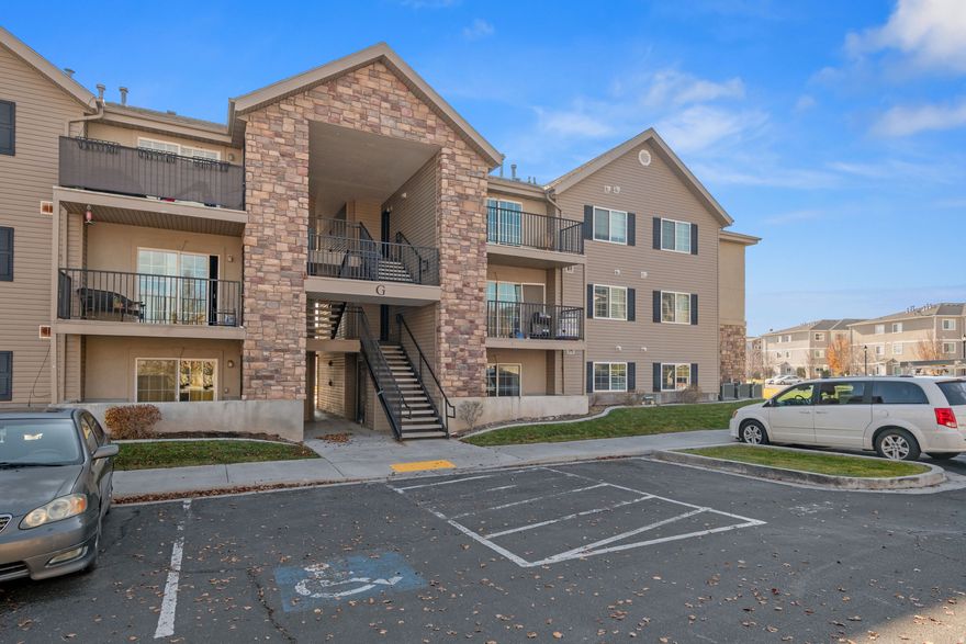 Main floor condo in a prime, central location! This well-maintained unit offers spacious bedrooms, granite countertops, three-tone paint, and a private patio. Newer flooring (2020). You'll also enjoy the convenience of a one-car garage and a separate locking storage unit-plenty of space for all your storage needs. Ideally situated next to the clubhouse and playground, with ample visitor parking right by the building. Don't miss the opportunity to make this home! Move in ready and vacant!