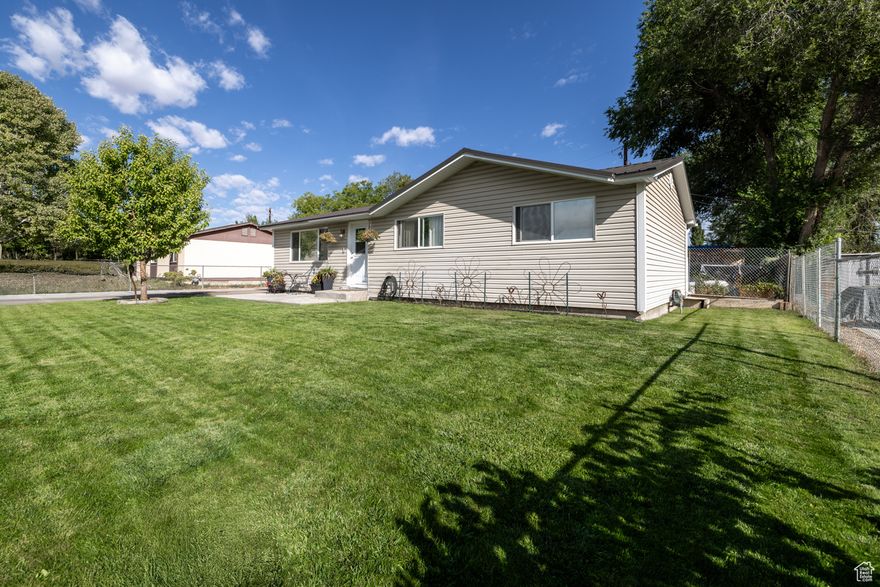 Welcome to your new home located in a highly desired neighborhood located at 620 W 450 S this 3 bed 1 bath home has a stunning fully renovated kitchen featuring granite countertops, contemporary cabinetry and new modern appliances. Updated flooring throughout the home. Equipped with Central air and heat. The meticulously landscaped backyard is designed for relaxation and fun with an above ground pool perfect for cooling off or hosting gatherings.  A large storage shed provides plenty of space for outdoor equipment, tool, or seasonal items, keeping your property organized.