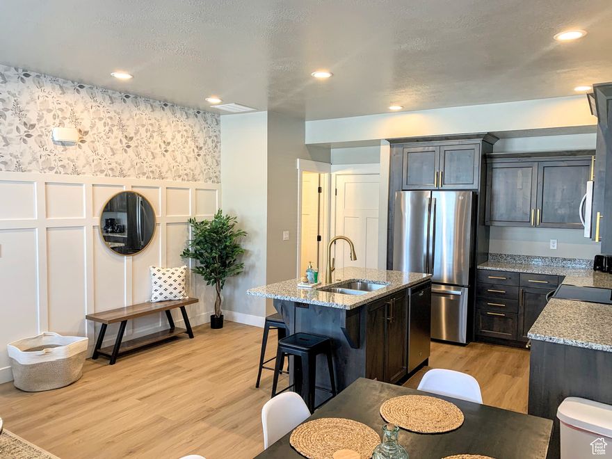 Welcome to Bloomington Peak! Don't miss this opportunity to own a turnkey property just blocks from Bear Lake and Garden City's most popular restaurants and shops.   This well-maintained 3 bed, 2.5 bath townhome is being sold fully furnished and is located in a short-term rental approved area-ideal for personal use, investment, or both.  Now is a great time to buy and capitalize on upcoming rental income. Square footage figures are provided as a courtesy estimate only.  Buyer is advised to obtain an independent measurement. Owner/Agent.