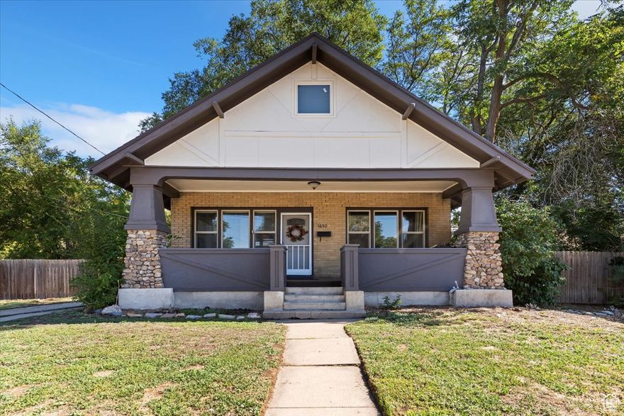 This updated 4-bedroom bungalow sits on a quiet Ogden street just steps from Lorin Farr Park-yep, The Sandlot was filmed there. Inside you'll find original built-ins that keep the charm alive, paired with fresh updates that bring a clean, modern style. Upstairs offers a bonus suite with bedroom, bath, and kitchenette-ideal for guests, projects, or a little hideaway. The yard has room to play with, whether you want to garden, park all your "toys," or dream up something bigger. And that front porch? It's made for slow coffee mornings or winding down with tea at dusk. All this with easy access to downtown Ogden, local trails, and the canyon for endless outdoor recreation. Square footage figures are provided as a courtesy estimate only and were obtained from a previous appraisal. Buyer is advised to obtain an independent measurement. This listing also includes parcel #02-058-0021, which contributes to the reported acreage, but buyer is responsible to verify all information to their satisfaction.