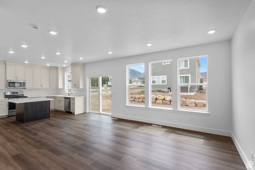 QUICK MOVE IN! Come take a look at Visionary Homes newest community in Brigham City. Our beautiful Saddlewood floor plan will provide you with everything you need. With a wide open living area to spacious bedrooms this home has it all. Come experience beautiful cabinets, high grade flooring throughout the home, and massive windows to create an open feel throughout the entire home. Not to mention the beautiful view on the mountains right out your front door, this home has it all. Home will be finished the end of June. Don't forget to ask about our rate buy down.  *Square footage figures are provided as a courtesy estimate only. Buyer is advised to obtain an independent measurement. *Options and selections may be different than ones shown in the pictures.