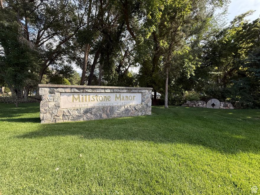 Welcome to Millstone Manor Condos, perfectly located near the mouth of Ogden Canyon! This 1-bedroom, 1-bath condo offers a spacious living room and a cozy, comfortable layout. The unit features central air and a newer furnace for year-round comfort, plus the refrigerator, stove, and washer/dryer are all included.  Enjoy great community amenities with RV parking, covered parking, plenty of guest parking, and the community pool right across the lot. Outdoor recreation is just minutes away-hiking and biking trails, Pineview Reservoir for boating and fishing, and world-class skiing at Powder Mountain and Snowbasin within 30 minutes. Nearby attractions include the Botanical Gardens, Dinosaur Park, and El Monte Golf Course.  Square footage figures are provided as a courtesy estimate only and were obtained from Weber County.  Buyer is advised to obtain an independent measurement.