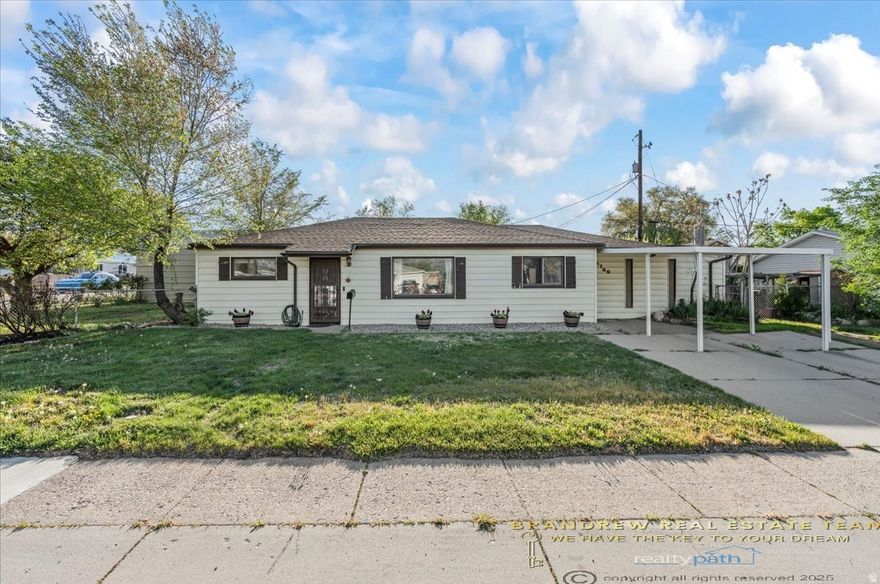 Welcome to one of the largest single story homes in the neighborhood! This recently updated 3-bedroom, 1.5-bathroom residence combines modern elegance with comfort, making it the perfect retreat. Step inside to discover an inviting layout that flows seamlessly from room to room. The highlight of this home is undoubtedly the gourmet kitchen, featuring high-end stainless steel appliances. The kitchen's thoughtful design includes a spacious island, perfect preparing meals and entertaining guests. Each of the three well-appointed bedrooms offers generous space, natural light, and cozy ambiance, ensuring restful nights for everyone. The large family room can be used as such, or a couple more bedrooms could be added! Outdoor enthusiasts will appreciate the ample storage solutions, including multiple large storage sheds and 4 separated outdoor spaces perfect for gardening or hobbies. Don't forget about the large covered RV Parking that is sure to fit the largest of RV's! Square footage figures are provided as a courtesy estimate only and were obtained from Salt Lake County. Buyer is advised to obtain an independent measurement.