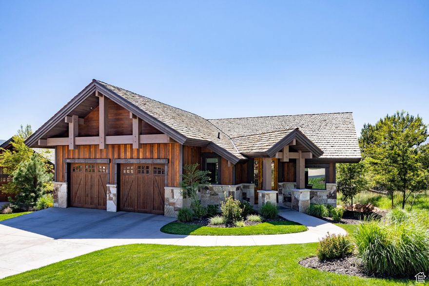 Welcome to 201 N. Kings Peak Court - an elegant retreat in the prestigious Red Ledges community of Heber City. This thoughtfully designed home features a highly desirable main-level floorplan with a comfortable primary suite, a beautifully appointed kitchen, a warm and inviting great room, and a private office.  Enjoy breathtaking views of Mount Timpanogos and the surrounding juniper trees from the great room and back deck-perfect for relaxing or entertaining in a stunning mountain setting.  The lower level offers a spacious family room and two private en-suite bedrooms, ideal for hosting guests. Designed for effortless living, this residence is HOA-maintained, with landscaping and snow removal included-perfect as a full-time residence or lock-and-leave second home.  Ideally located within walking distance to the Village Center amenities-fitness center, resort-style pool, tennis and pickleball courts, and the Golf Park. A rare opportunity to purchase a coveted Red Ledges Golf Membership further elevates this exceptional offering.  Red Ledges encompasses nearly 2,000 acres of spectacular Utah real estate located 20 minutes from Park City. Red Ledges' luxurious amenities include the award-winning Jack Nicklaus Signature Golf Course, the Jim McLean Golf School and practice facility and a Cliff Drysdale Tennis School. Other amenities include a Swim and Fitness Club, resort-style pool and grill, and an equestrian program offering lessons and trail rides. In the winter, Utah's world-renowned powder can be found a short drive away at Deer Valley Resort where members enjoy an exclusive member partnership with Stag Lodge at Deer Valley and The Deer Crest Club at the St. Regis Deer Valley.