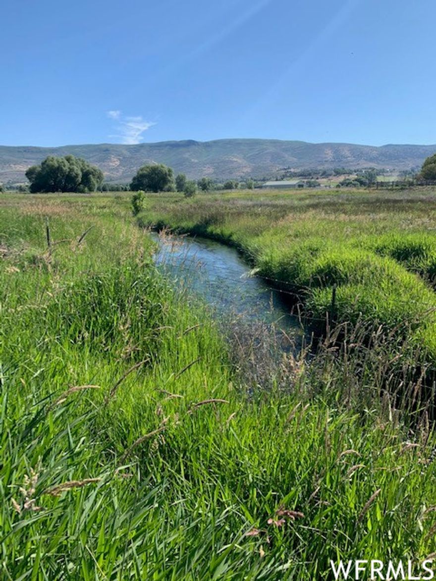 Fabulous North Fields parcel walking distance to town.  Enjoy the views and spaciousness  of the North Fields with the convenience being ''in town''.  The property is bordered by two year round streams.