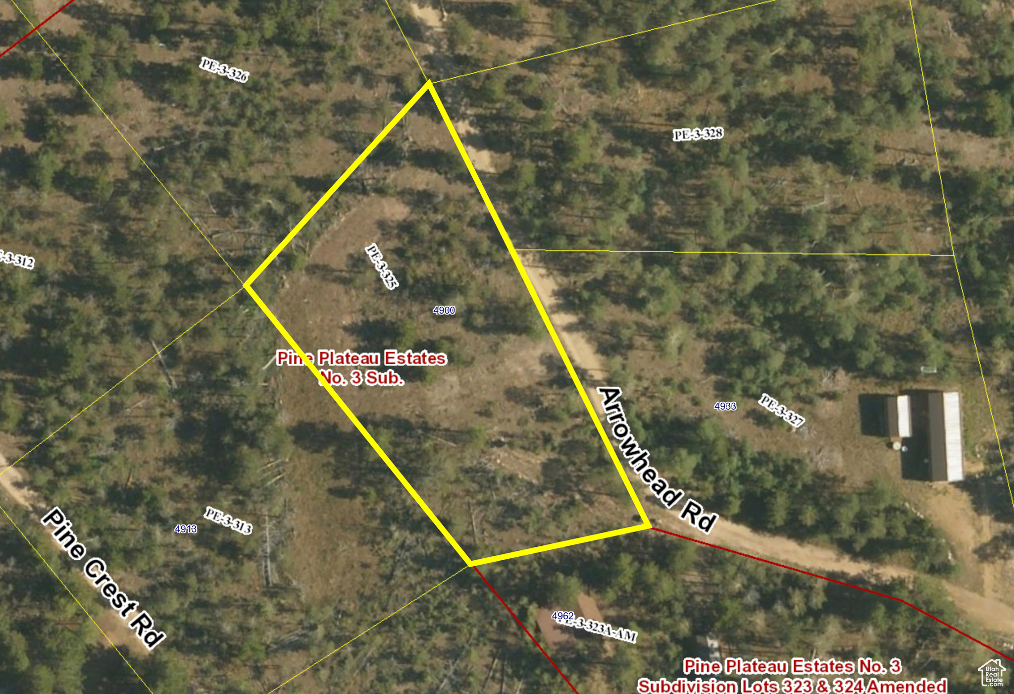 PINE PLATEAU ESTATES NO. 3 SUB. - Land