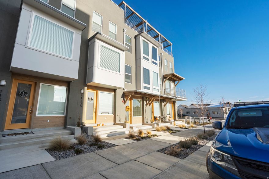 Enjoy the Daybreak lifestyle in this 2-bedroom, 1.5-bath townhouse with a versatile loft ideal for a home office, gym, or additional living space. Bright, open living areas offer comfort and low-maintenance living. Just minutes from trails, Oquirrh Lake, parks, pools, dining, shopping, and the new Ballpark.  Buyer to verify all information, including square footage, which is provided as a courtesy estimate and should be independently obtained by the buyer.