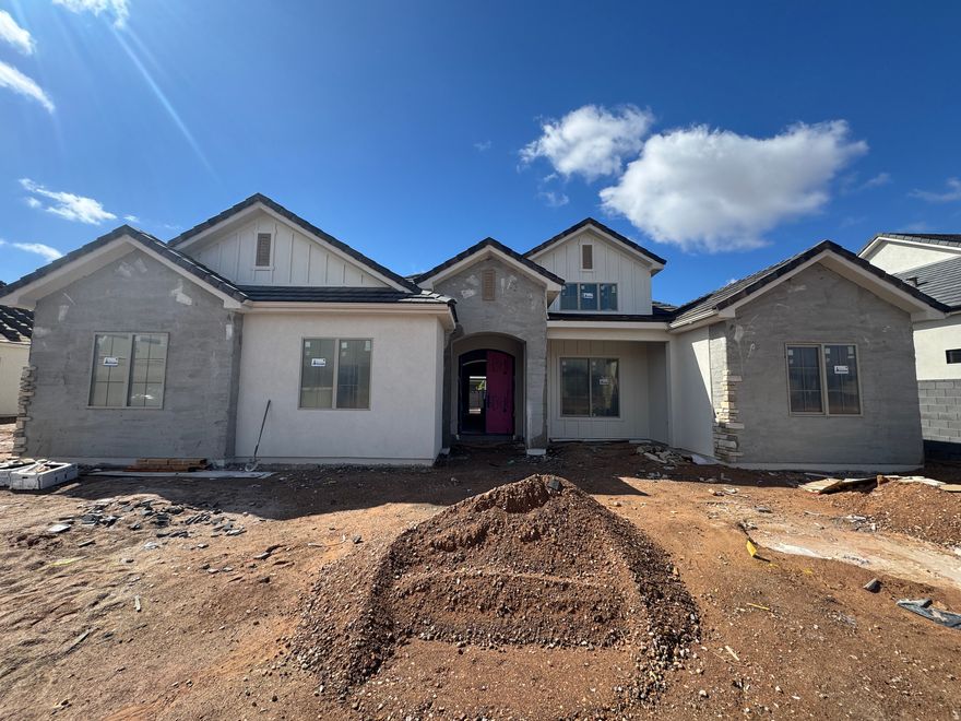 Stunning New Trend Construction home in coveted Moorland Park neighborhood. Pool & spa with motorized cover, large turf area & paver patio/driveway. Exceptional floor plan offers a sizeable second living room, 10' + ceilings, massive picture windows & sliding glass door that creates fantastic indoor-outdoor living. Kitchen is a chef's dream with a GE Caf appliance package, custom soft-close cabinetry & built-in oversized fridge/freezer. Primary suite with spacious bedroom, private thermostat, spa-style bathroom including dual vanities, walk-in shower, soaking tub & a professional walk-in closet. Spacious 4-car garage with epoxy flooring. Attention to detail shows in the gorgeous, hand-picked tile, beautiful light pendants, elegant countertops & stunning millwork throughout. Schedule a showing to experience this incredible home today!