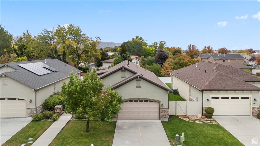 Single level living nestled in Pineae Gardens development. Enjoy quick access to the freeway while being tucked away in this darling neighborhood. This home offers convenient main floor living with two bedrooms on the main, including the primary with a large en suite bathroom. The front room can function as an office or sitting room. Laundry on the main. Tons of natural light and a private fenced yard. The basement is partially complete with a large family room, one bedroom a bathroom and room for an additional bedroom.