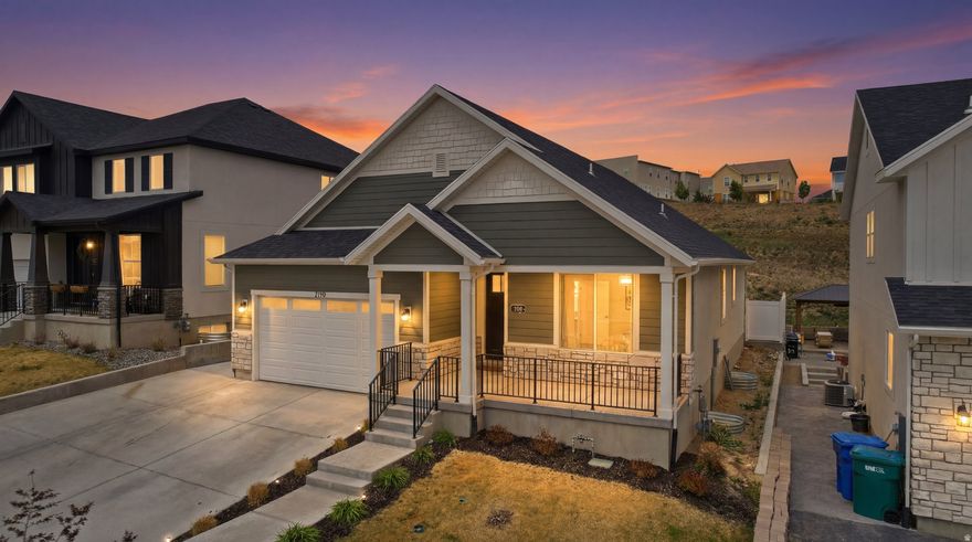 Move-in ready and thoughtfully upgraded, this West Jordan home offers flexibility, function, and value. The fully finished basement features its own kitchen and separate entrance. perfect for multi-generational living, guests, or added rental potential. Upstairs, you'll find a bright, open layout designed for everyday living and entertaining. Step outside to a finished backyard, ready to enjoy with minimal maintenance. The extended driveway provides extra parking and added convenience, Something you won't find in every home nearby. Located with quick access to Mountain View Corridor and Bangerter Highway, commuting across the valley is simple and efficient. This home checks the boxes for space, versatility, and location.