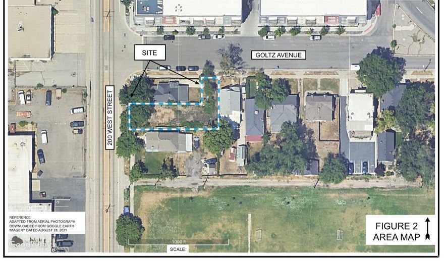 Rare MU-5 infill redevelopment opportunity. 2 parcels sold together: 1089 S 200 W + 185 W Goltz Ave, approx. 0.11 acre. MU-5 approvals in place. Blueprints included for proposed building type. Buyer to verify. Call for details.