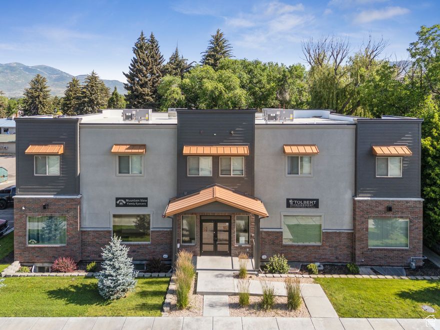 Modern Office Space in a Prime Location Near Main Street. Step into a newly built, professionally finished office space offering exceptional visibility and effortless access just off Main Street. This turnkey suite features a contemporary open layout with a welcoming reception area, three private offices, a generous conference room, and a private restroom-ideal for a variety of professional uses. With ample on-site parking for both clients and staff, convenience is part of the package. Whether you're launching a new business or upgrading your current workspace, this property offers the perfect blend of modern style, practical design, and unbeatable location. Buyer to verify all information.  Square footage figures are provided as a courtesy estimate only.  Buyer is advised to obtain an independent measurement.